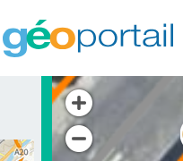 geoportail superposer vue aerienne et cadastre