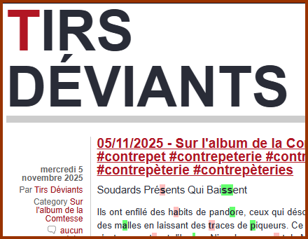 Tirs déviants